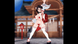 #蔚蓝档案 勇美枫 MMD #巫女 #マレーバク大佐 3020712-第3张图片-萌站