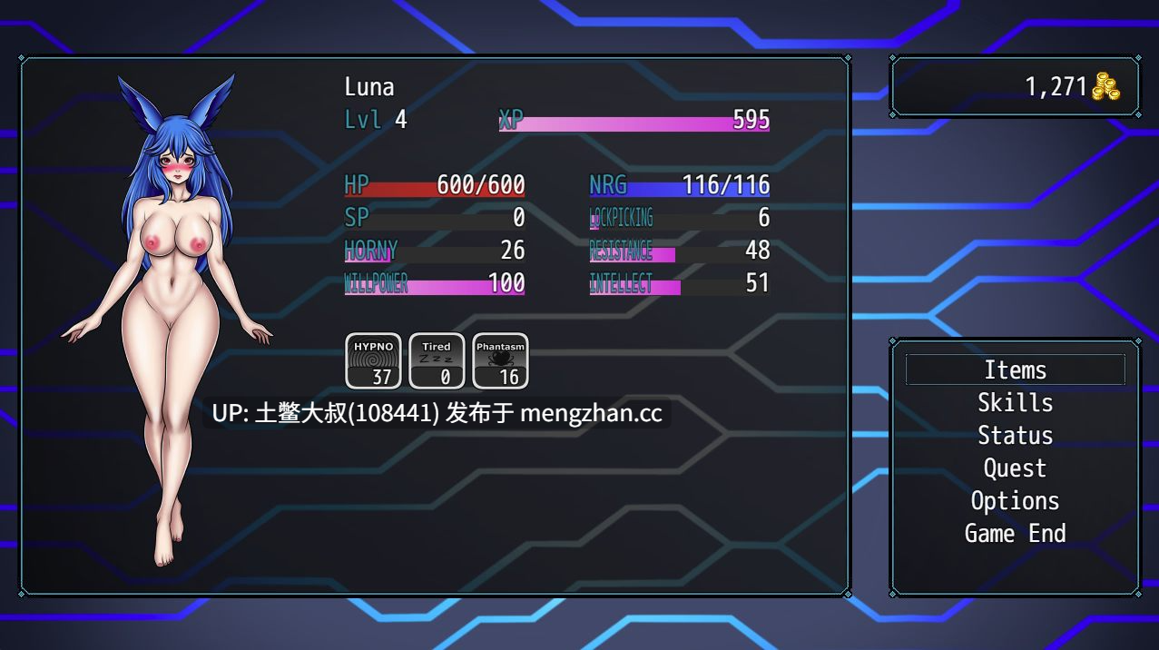 【2D日式RPG 动态腐败科幻类 机翻】间谍兔露娜 Spy Bunny Luna [v0.8.3] 350MB-第2张图片-萌站