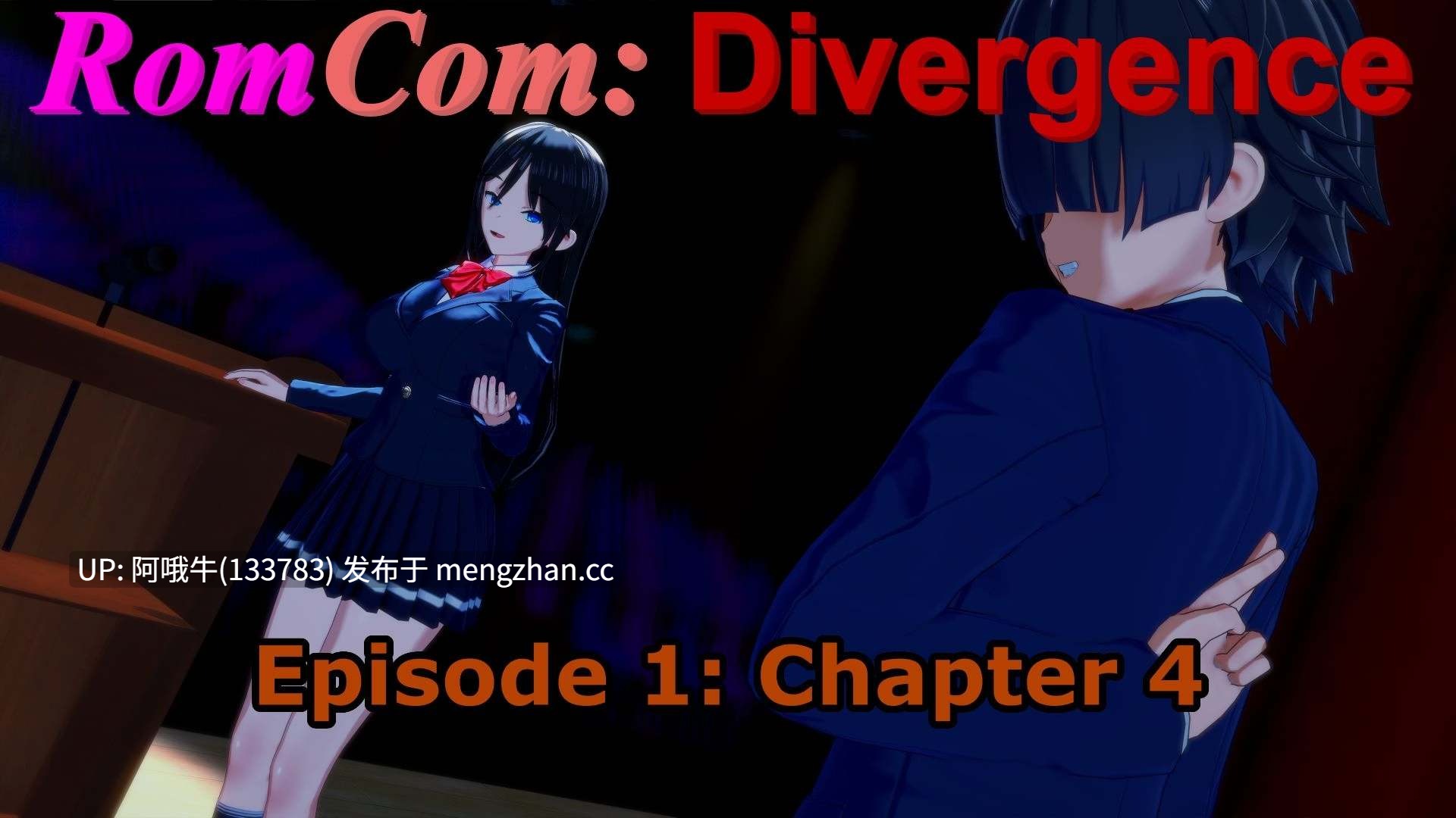 【3DCG/SLG/腐败/强奸/怀孕/后宫/PC机翻/安卓生肉】浪漫喜剧：分歧 RomCom Divergence [v0.1.4.2p] 【1.97G】【序号6882】