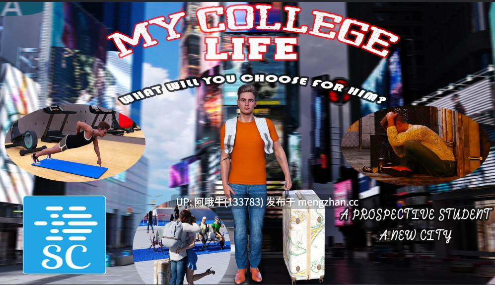 【欧美/SLG/PC/机翻】我的大学生活  My College Life [Ch.1 v0.2.1] 【1.04G】【序号6887】