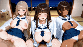 【4K/无水印】新作-[ぬるぬるアニメ]【4K神画質】ビッチJK200人の巨乳がぶるん揺れ！たまり場になった我が家で乱交中出しセックス！【133分】-4K-8.68-第31张图片-萌站