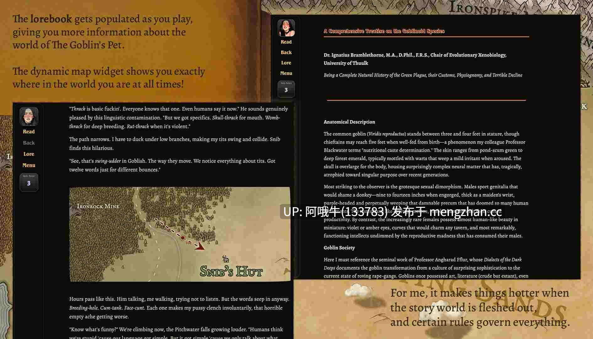 【html浏览器机翻/文字视觉小说/动态/PC】地精的宠物——重新项圈 The Goblin's Pet - Recollared [Ch3] [1.01G]【序号6937】-第4张图片-萌站
