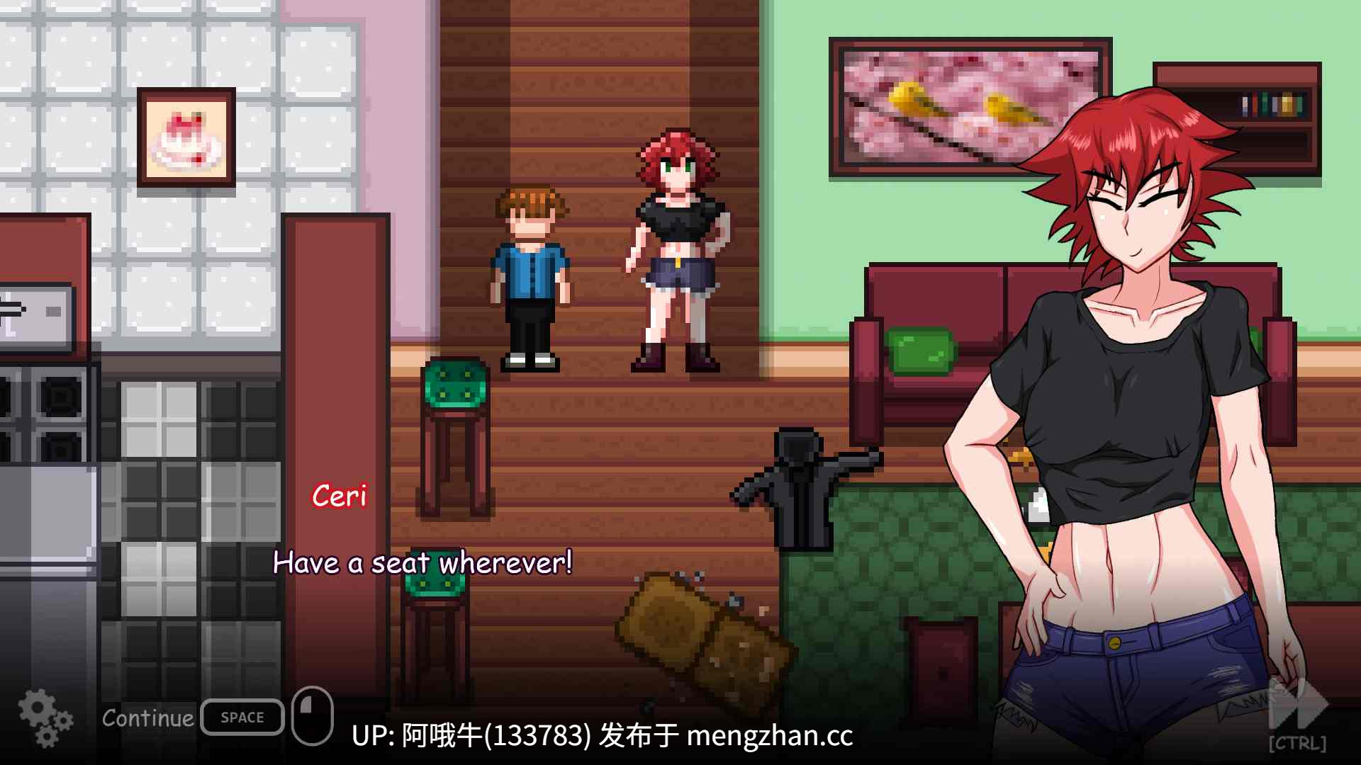 【2D/大屁股/SLG/PC/生肉】与室友露娜的日常生活！ Daily Life with My Roommate Luna! [v0.4.0] 【188M】【序号6963】-第8张图片-萌站