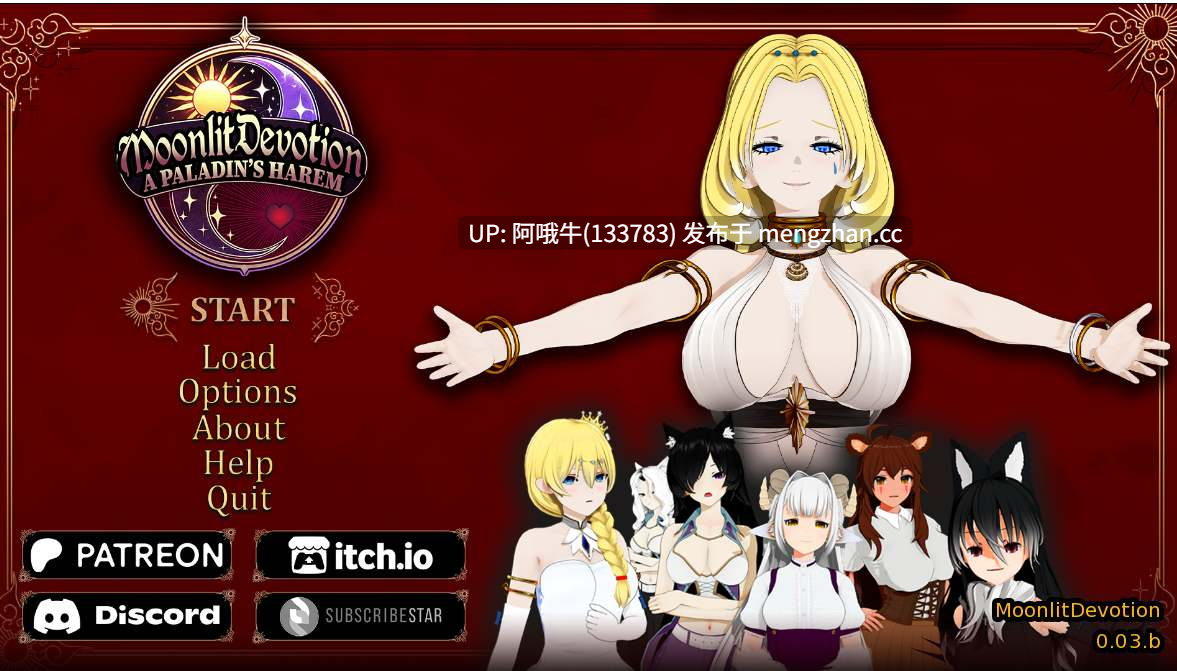 【3DCG/SLG/动态/PC/安卓/官中】月光奉献：圣骑士的后宫 Moonlit Devotion A Paladin's Harem [v0.03b] [2.63G]【序号6966】