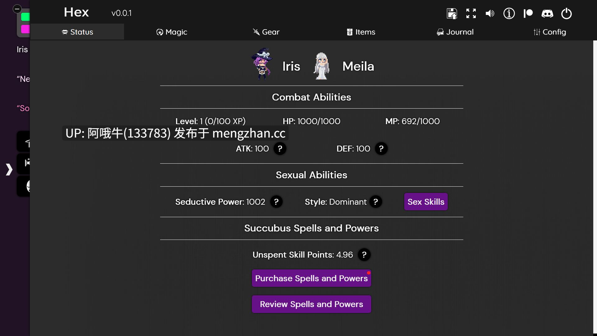 【日系/SLG/PC/步兵/生肉】诅咒：成为魅魔 Hex Becoming a Succubus [v0.2.2a] 【1.58G】【序号6972】-第5张图片-萌站