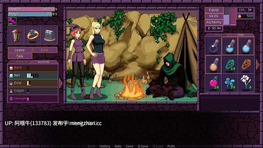 【情色/奇幻/SLG/回合制战斗/PC/汉化】魔法之镇 Town of Magic [v0.74.501 SP] 【445M】【序号7015】-第3张图片-萌站