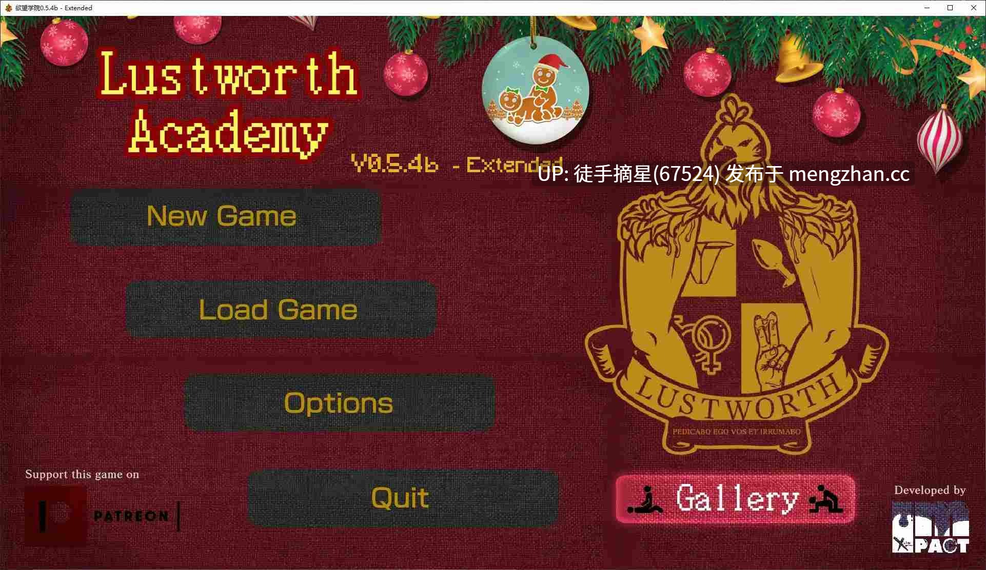 萌站汉化【欧美SLG/AI汉化/沙盒】Lustworth Academy 0.5.4b - Extended AI汉化版【PC/2.61G/更新】
