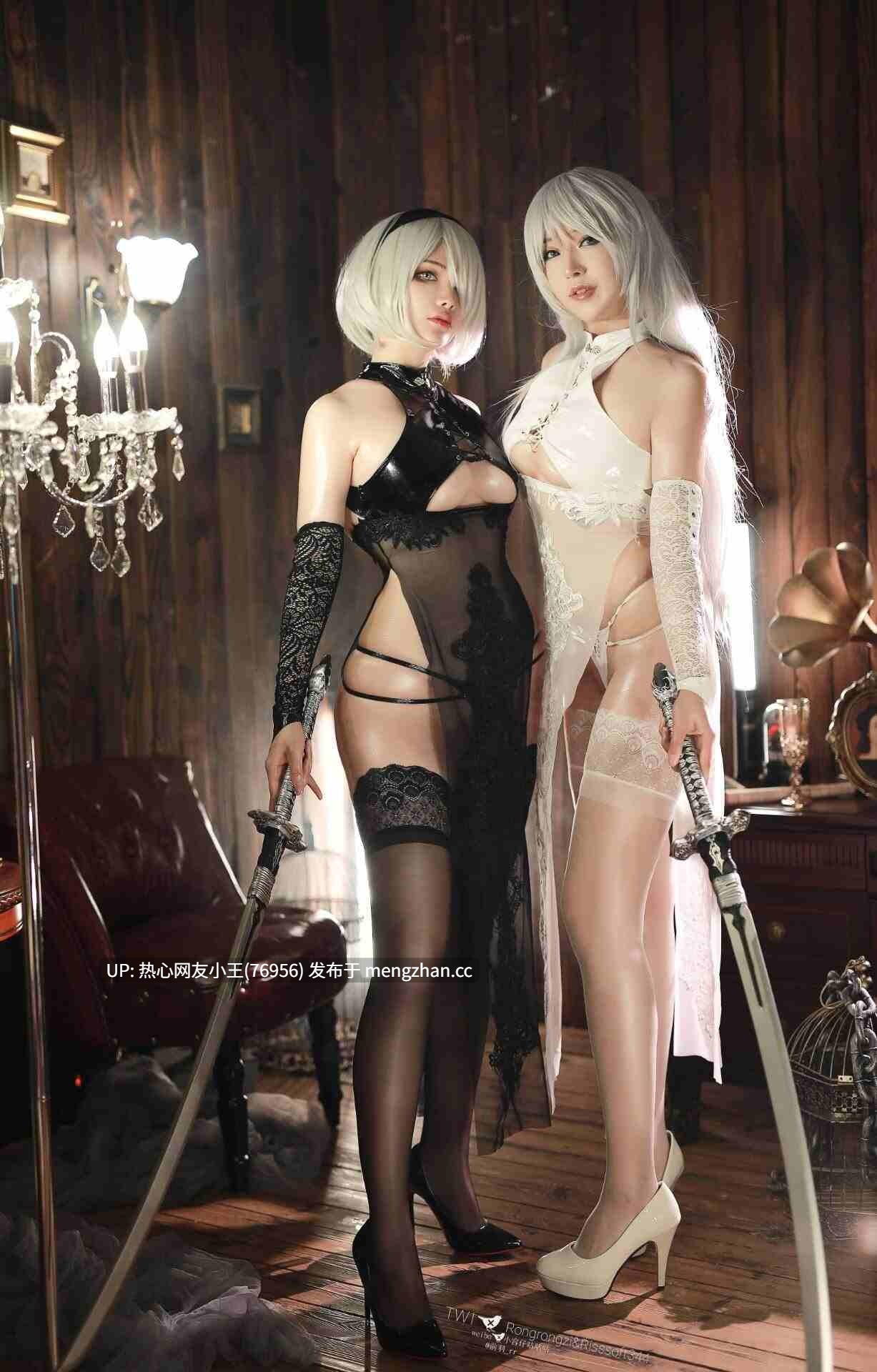 小容仔咕咕咕w &前羽_rr 尼尔2B双人旗袍-第2张图片-萌站