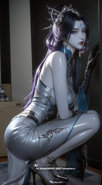 【图包】音璃   完美世界 - 红粉骷髅  84p   很骚很有画面感的图集！虽然偏素，但比那种无脑裸露的更具视觉冲击力！这种风格真的很烧！-第3张图片-萌站