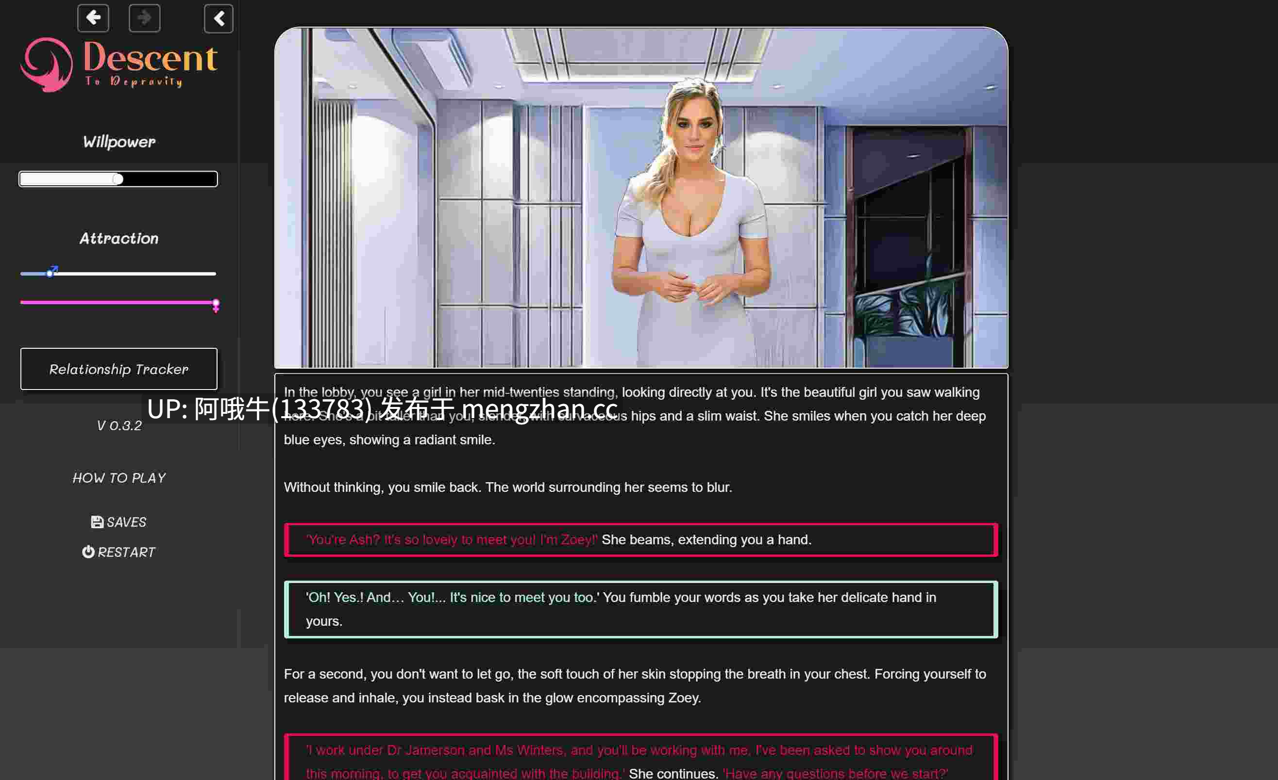 【欧美/真人CG/动态/html浏览器机翻/文字视觉小说/PC】堕落 Descent to Depravity [v0.6.1] [1.06G]【序号7045】-第4张图片-萌站