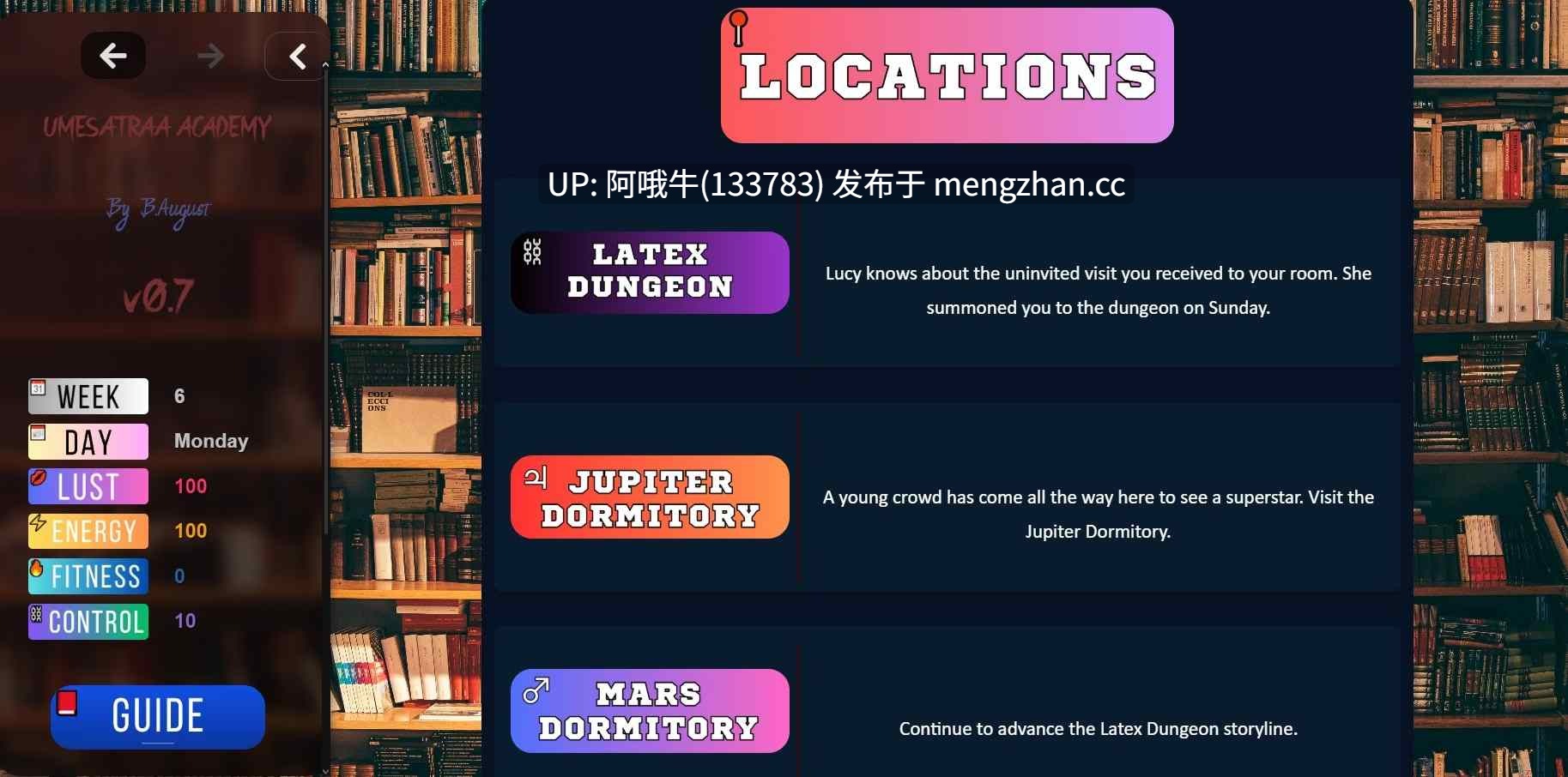 【真人CG/扶她/html浏览器机翻/文字视觉小说/PC】乌梅萨特拉学院 Umesatraa Academy [v0.7.7] [2.51G]【序号7070】-第5张图片-萌站