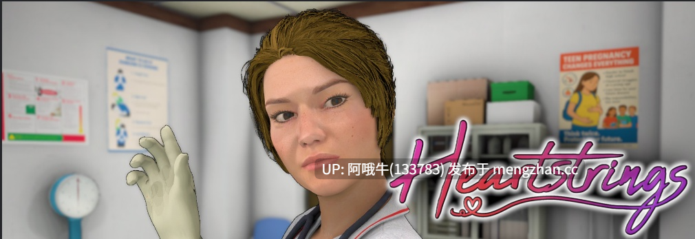 【3DCG/动态/SLG/PC/生肉】心弦 Heartstrings [v0.2.3.1] 【2.35G】【序号7110】