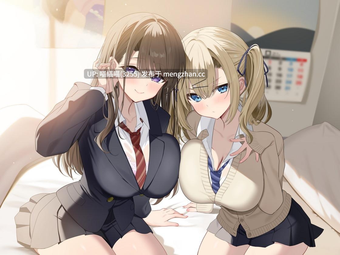 RJ01561919【杏仁らいち】【藍沢夏癒】ヤキモチ密着ハーレム添い寝♡学園のアイドル姉妹は俺の嫁