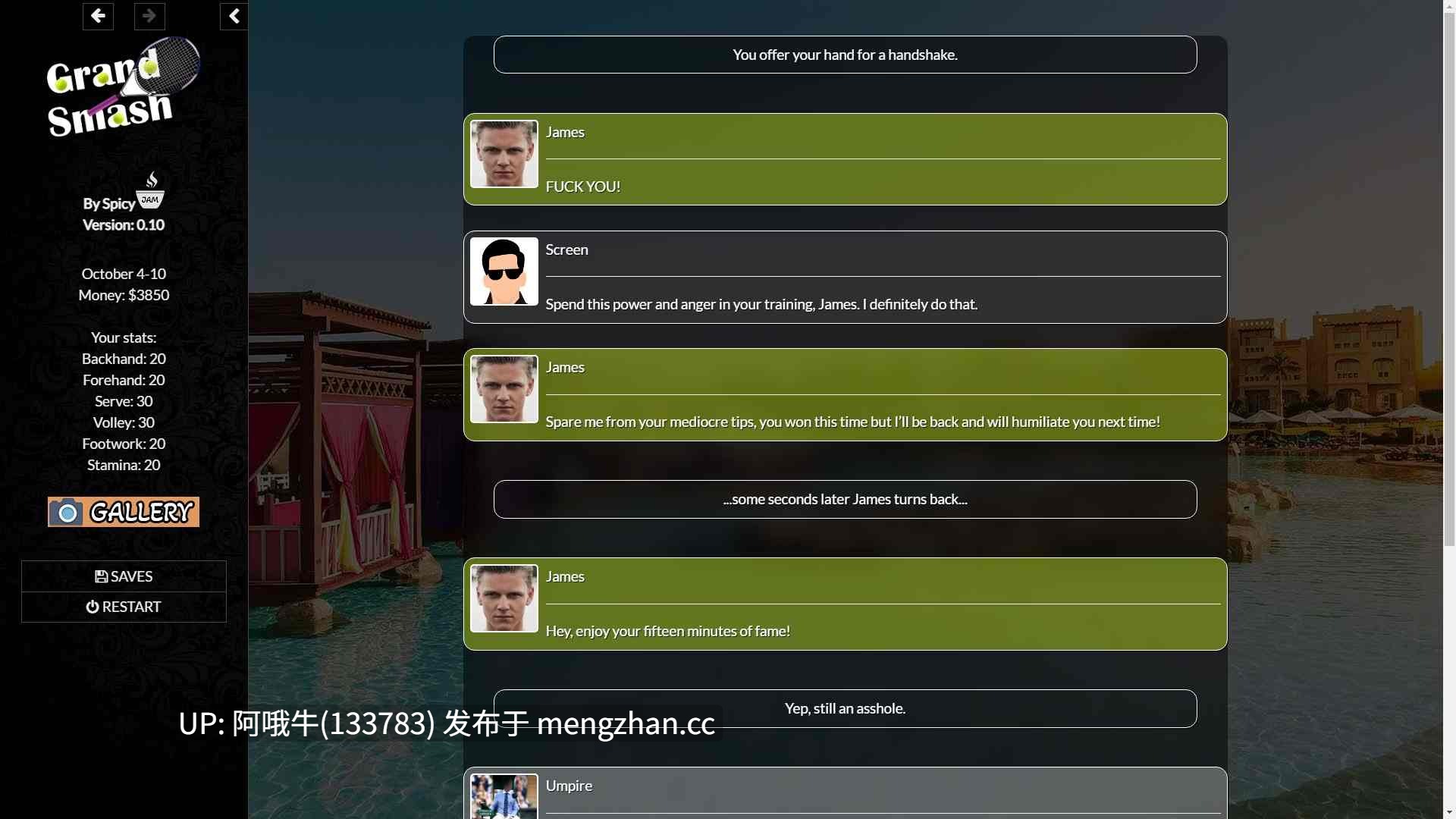 【大型/真人CG/html浏览器机翻/文字视觉小说/互动/PC】大乱斗 Grand Smash [v0.99] 【10.1G】【序号7118】-第6张图片-萌站