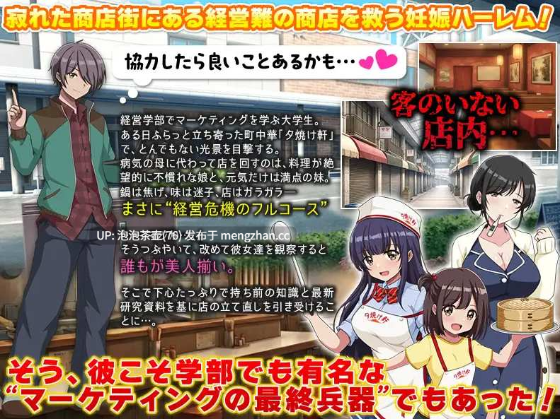 [新作RPG/汉化/后宫怀孕] 欢迎光临！街头中华 夕烧轩！いらっしゃいませ！町中華 夕焼け軒です！AI汉化版-第6张图片-萌站