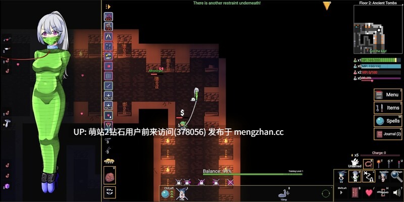 [地牢探索束缚催淫调教魔物姦] 变态地牢Kinky Dungeon v5.5.0 官方中文 [738MB]-第6张图片-萌站