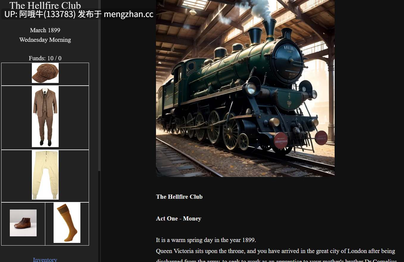 【欧美/html浏览器机翻/文字视觉小说/互动/PC】地狱火俱乐部 The Hellfire Club [v0.27] 【749M】【序号7159】-第3张图片-萌站