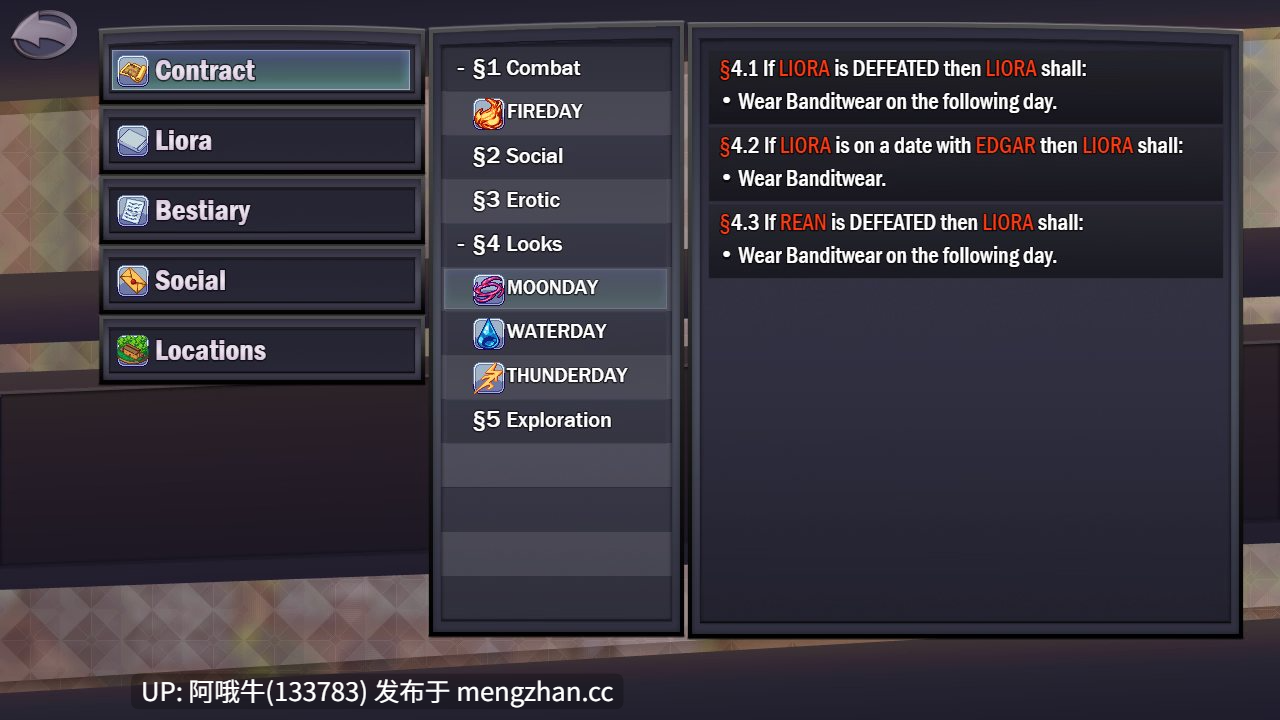 【日系/腐化/NTR/RPG/PC/机翻】莉奥拉的尊严代价  Liora's Price of Dignity [v0.4.0] [822M]【序号7215】-第6张图片-萌站