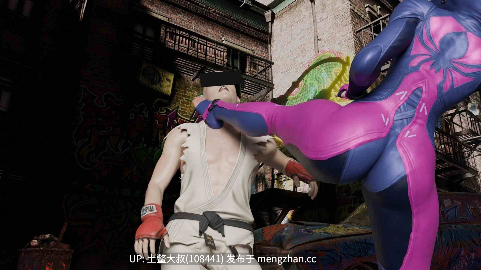 街霸同人3D动态后宫类SLG 机翻 -- 街头斗士：成人游乐场  Street Brawlers: Adult Playground [Battle 9.3] 960mb-第5张图片-萌站