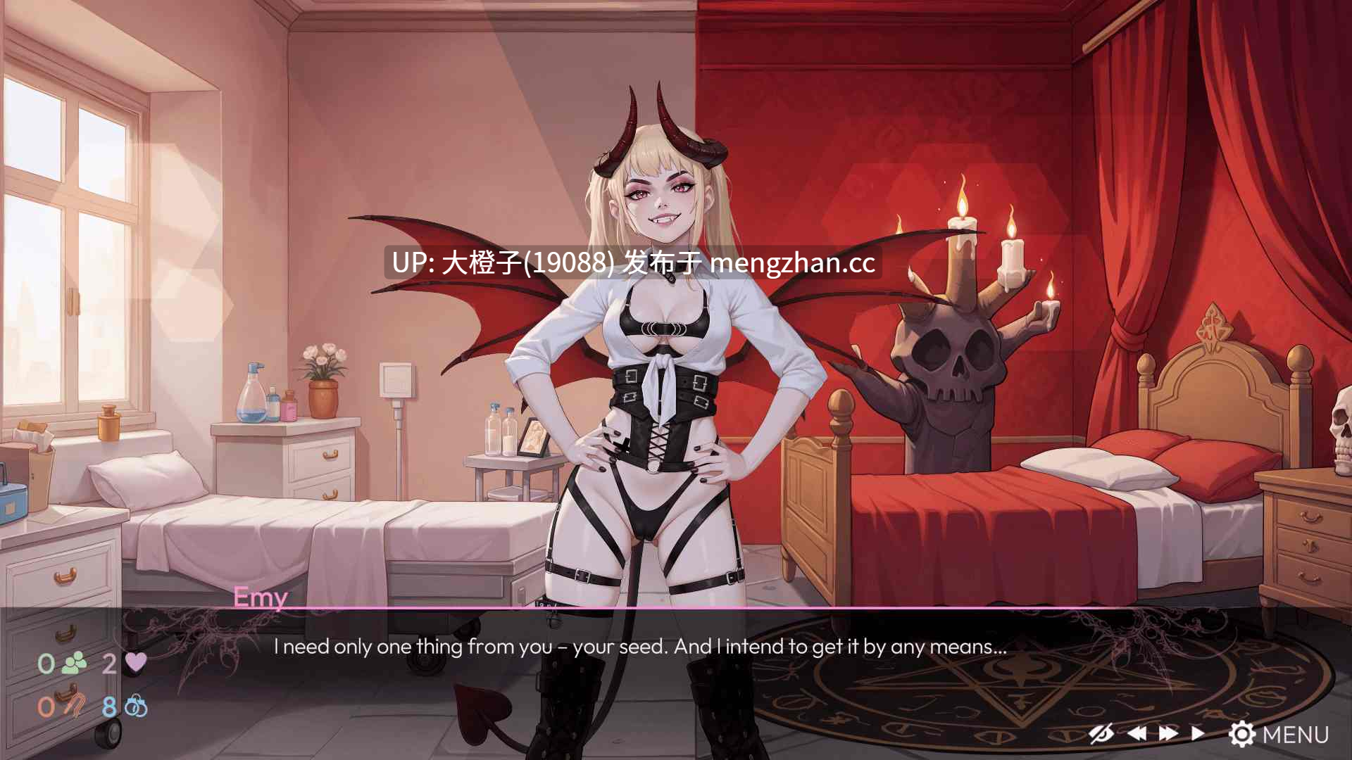 [SLG官中PC步兵]EmyLiveShow Origins Emy the Vampire Queen [Final][4.86G]-第15张图片-萌站