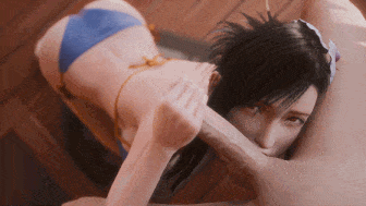 [3D动画/JuicyNeko] 大佬26.02月新作：Tifa – Resort Blowjob 蒂法 极品女神性感泳装贴身侍奉口爆榨精 [480M]