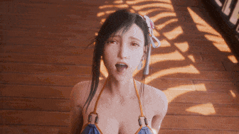 [3D动画/JuicyNeko] 大佬26.02月新作：Tifa – Resort Blowjob 蒂法 极品女神性感泳装贴身侍奉口爆榨精 [480M]-第5张图片-萌站