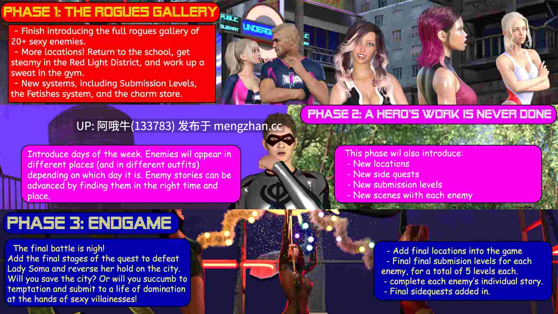 【RPG/BDSM/战斗/超级英雄/PC/机翻】破碎梦想之城：女王超级英雄游戏 City of Broken Dreams A Femdom Superhero Game [v0.17.1 NWJS]【3.58G】【序号7283】-第4张图片-萌站