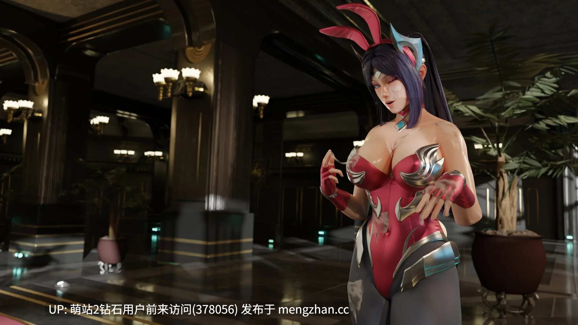375.[动态3D同人大杂烩后宫制服兔女郎一字马调教]困在我的游戏里Stuck In My Game Ver0.8 AI汉化 [684.8MB]-第13张图片-萌站