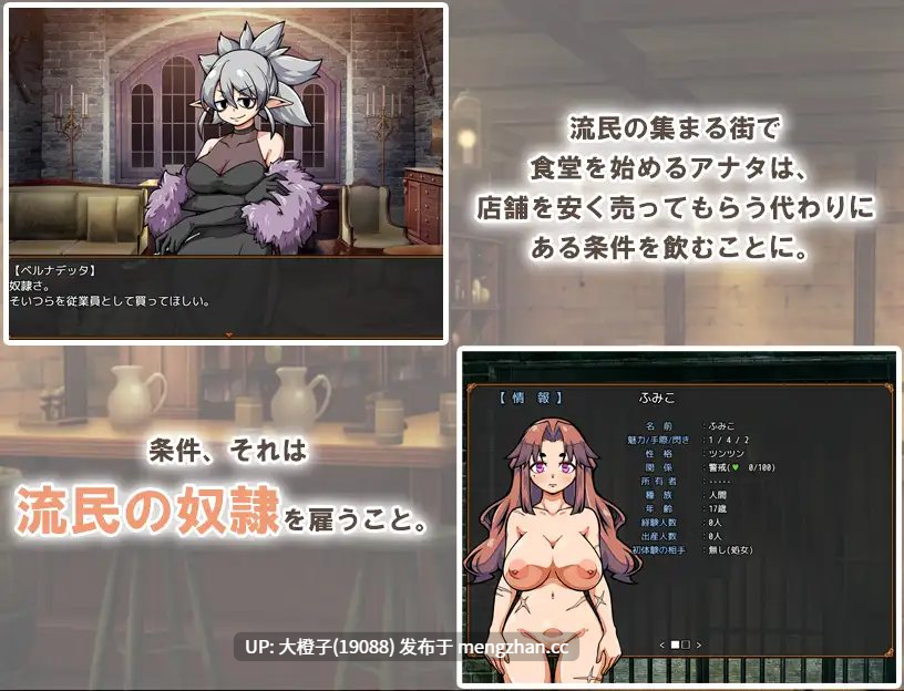 [PRG经营自费DsspseekV3翻译PC][XO PROJECT]流民娘と始める食堂繁盛記 V1.02[990M]-第12张图片-萌站
