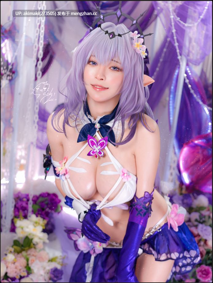 【Machi马吉】知名COSER兼画师Machi马吉首套下海写真集 《崩坏：星穹铁道》遐蝶-第7张图片-萌站