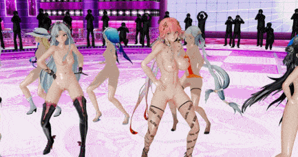 【MMD鳴潮】被害妄想携帯女子(笑)おまけ