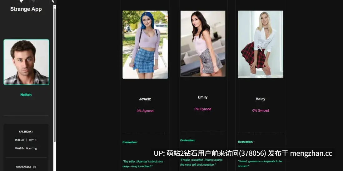 [HTML汉化真人]奇怪的应用程序Strange App v1.0 浏览器汉化 [1.02GB]-第2张图片-萌站