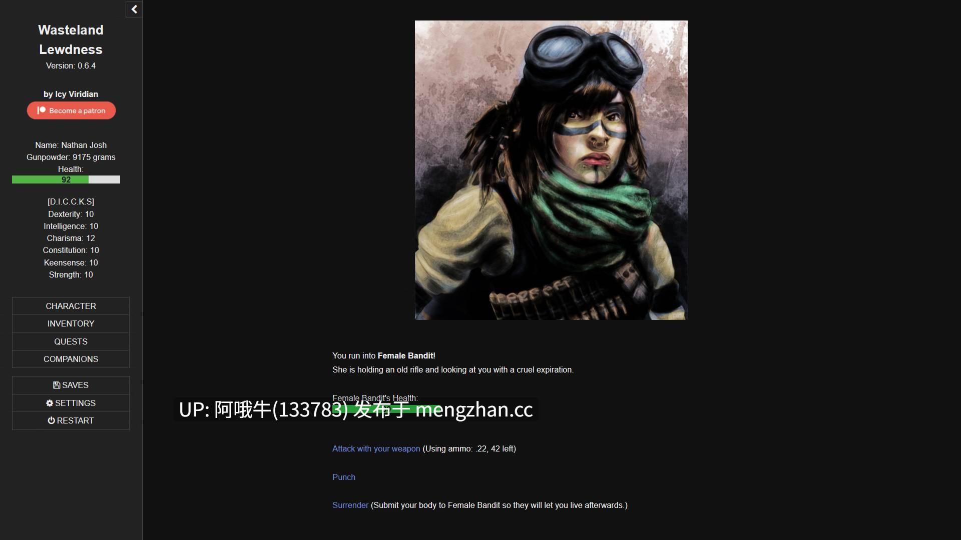 【html浏览器机翻/文字视觉小说/互动/PC】荒原淫秽  Wasteland Lewdness [v0.72] [272M]【序号7380】-第3张图片-萌站
