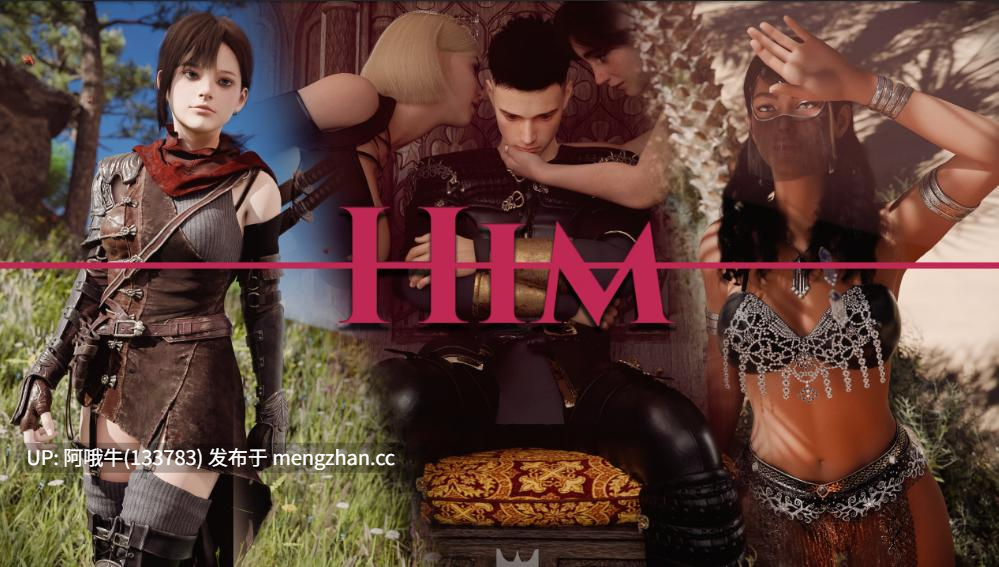 【3DCG/SLG/幻想/足交/大屁股/奴役/PC/机翻】他  Him [v0.4.1] 【1.56G】