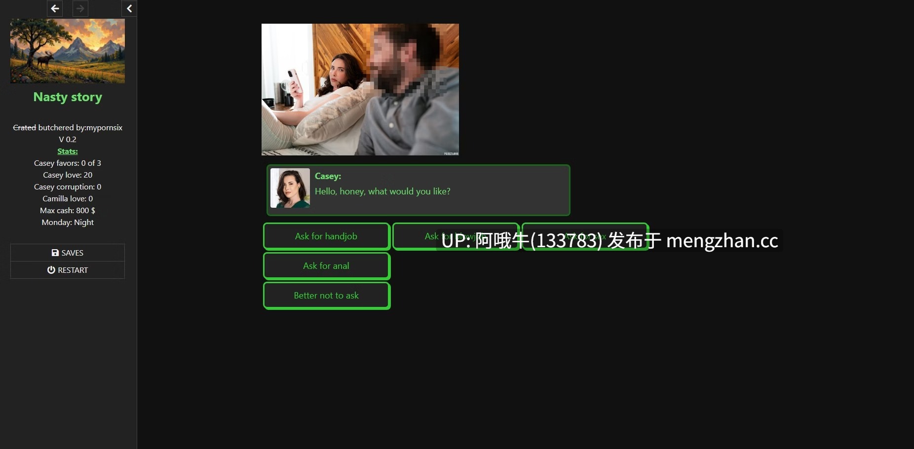 【html浏览器机翻/真人CG/文字视觉小说/PC】糟糕的故事 Nasty Story [v1.1] [234M]【序号7402】-第6张图片-萌站