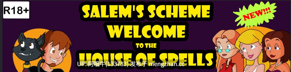 【2D/SLG/窥淫/腐败/PC/生肉】塞勒姆的计划：欢迎来到魔法之屋 Salem's Scheme Welcome to the House of Spells [v0.05] 【158M】【序号7435】