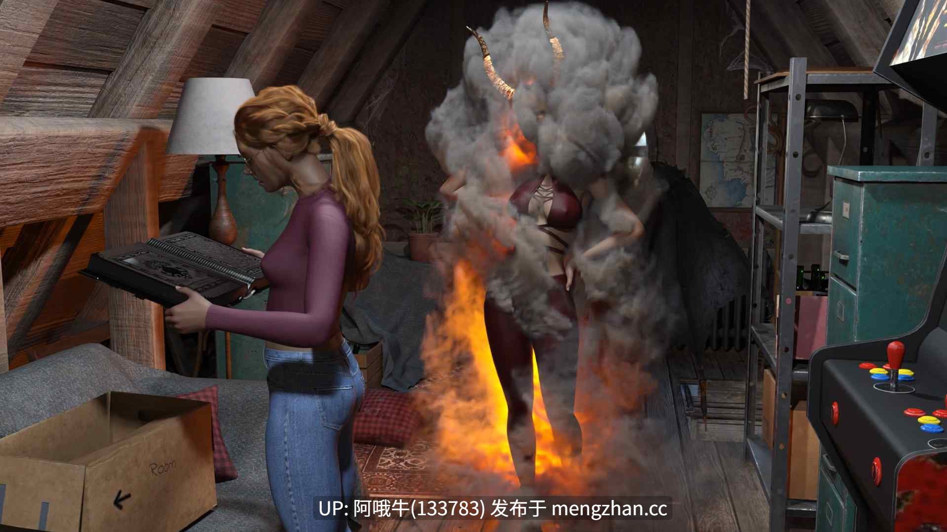 【3DCG/奇幻/SLG/动态/PC/机翻】天使之爱 Angel's Love [v0.2 PE] 【2.95G】【序号7470】-第13张图片-萌站