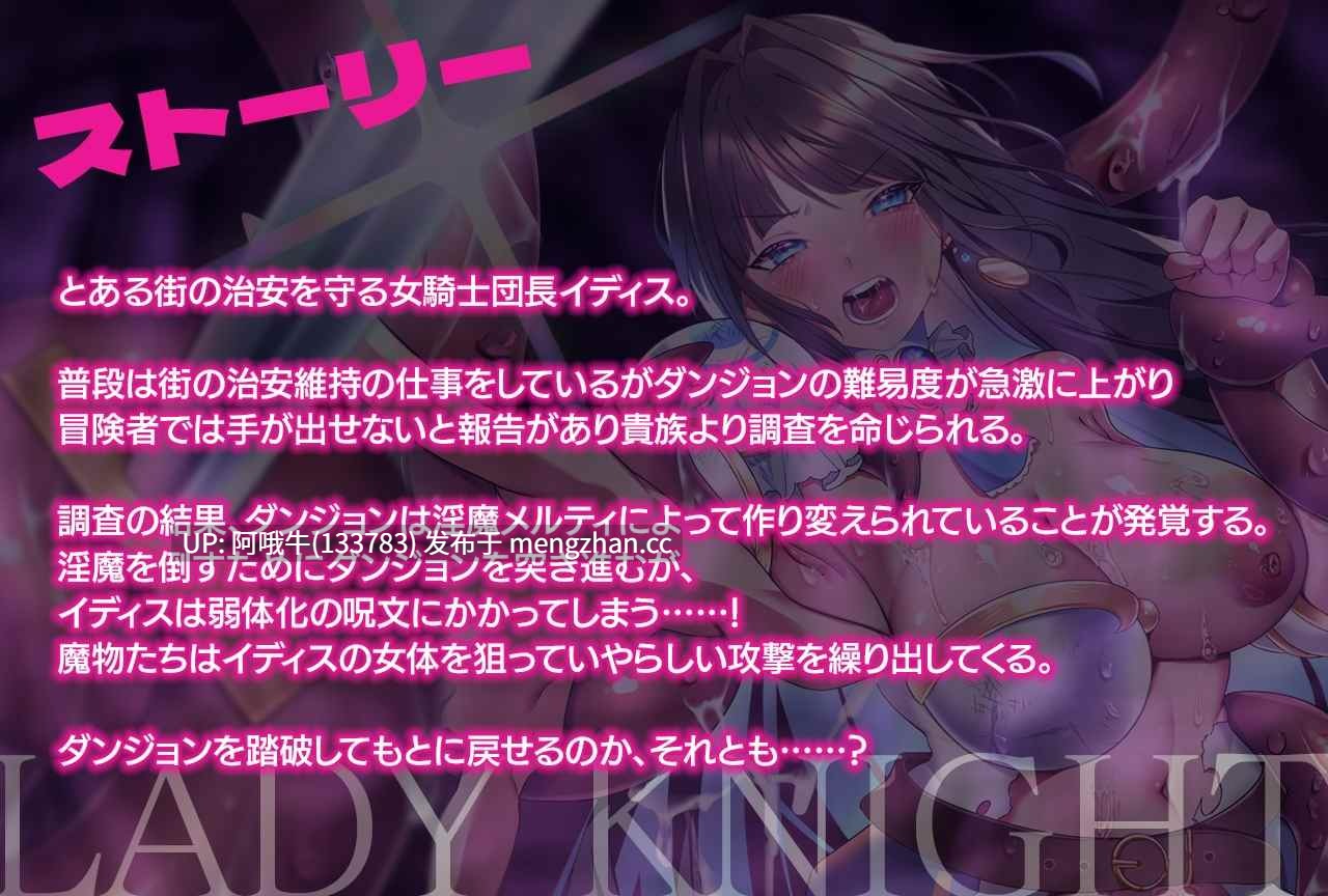 【日系/RPG/冒险/PC/机翻/萌站内植】 女骑士 - 淫魔的迷宫 - レディーナイト-淫魔の迷宮- AI汉化版[1G]【序号7504】-第5张图片-萌站