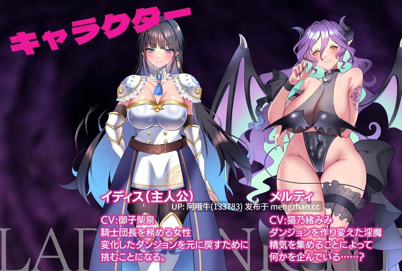 【日系/RPG/冒险/PC/机翻/萌站内植】 女骑士 - 淫魔的迷宫 - レディーナイト-淫魔の迷宮- AI汉化版[1G]【序号7504】-第6张图片-萌站
