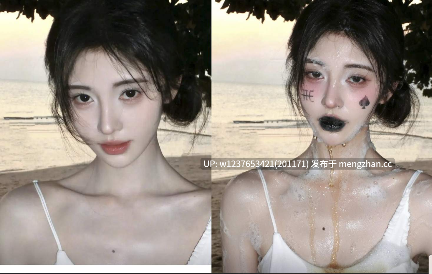 明星AI脱衣美图系列:美人精壶~鞠婧祎 第一弹 魅黑颜艺【24张堕落对比图】【0.4萌币】-第2张图片-萌站 明星AI脱衣美图系列:美人精壶~鞠婧祎 第一弹 魅黑颜艺【24张堕落对比图】【0.4萌币】-第2张图片-萌站