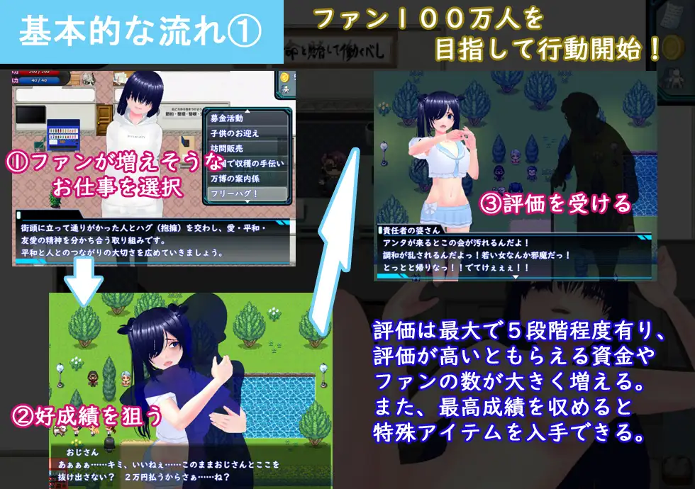 ［3D/PC/AI汉化］目标！阴沉者与顶级偶像！/めざせ！ 陰キャとTOPアイドルを！［2.66G］-第3张图片-萌站