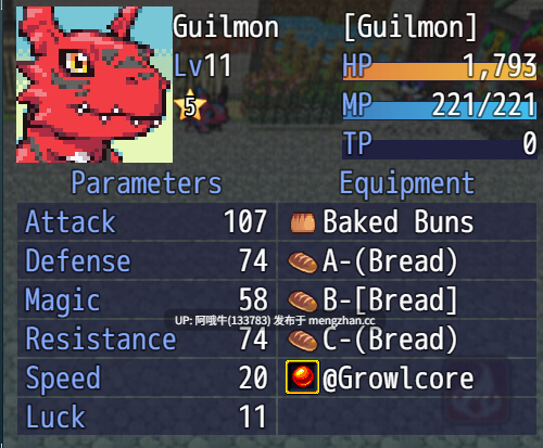 【日系/RPG/数码宝贝/PC/机翻/萌站内植】吉尔蒙的最终幻想 Guilmon's Final Fantasy [v0.21] 【1.77G】【序号7550】-第2张图片-萌站