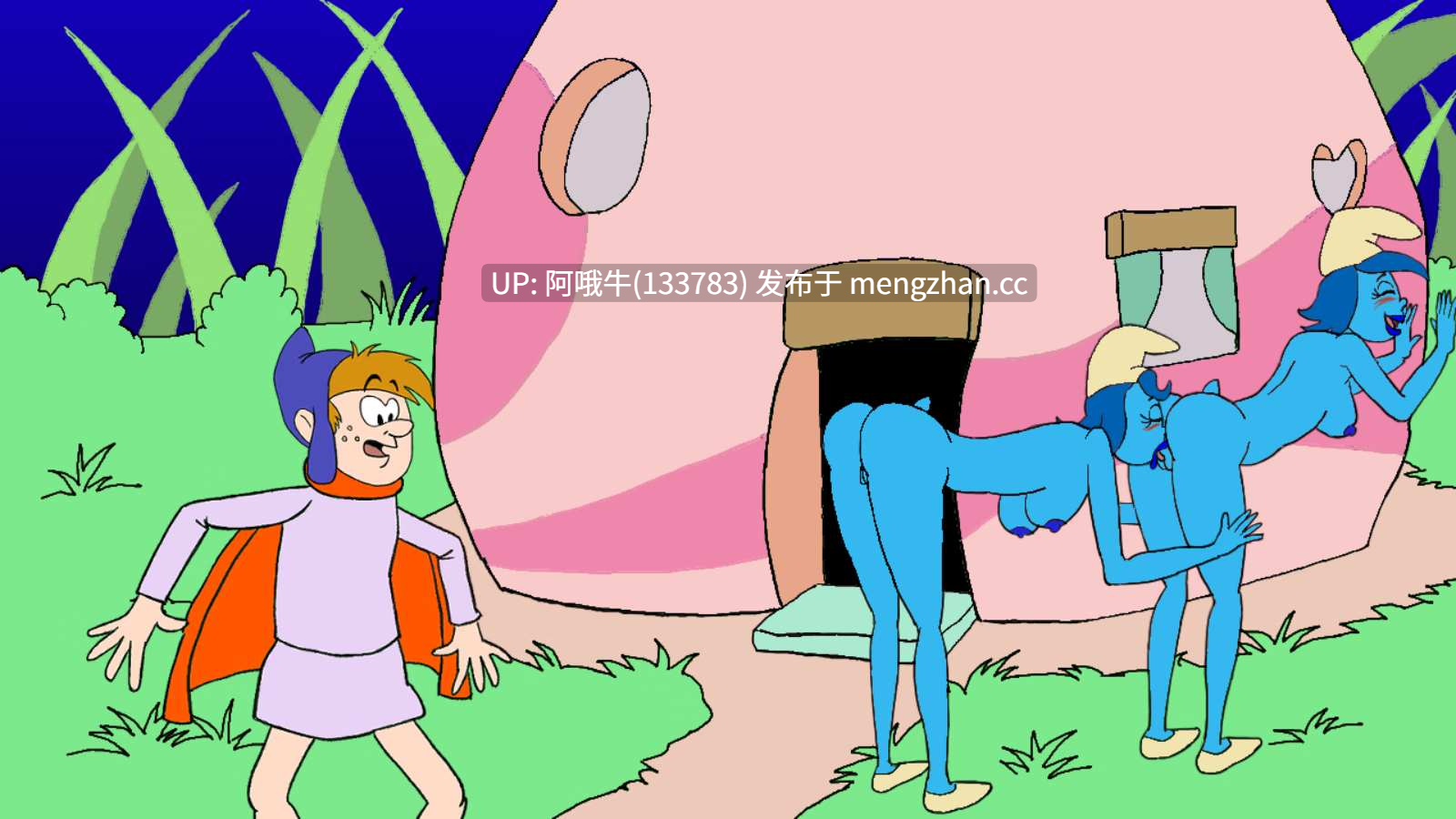 【2DCG/幻想/蓝精灵/SLG/PC机翻/安卓生肉/萌站内植】蓝妹妹们 Smurfing the Smurfettes [v0.28] 【966M】【序号7635】-第6张图片-萌站