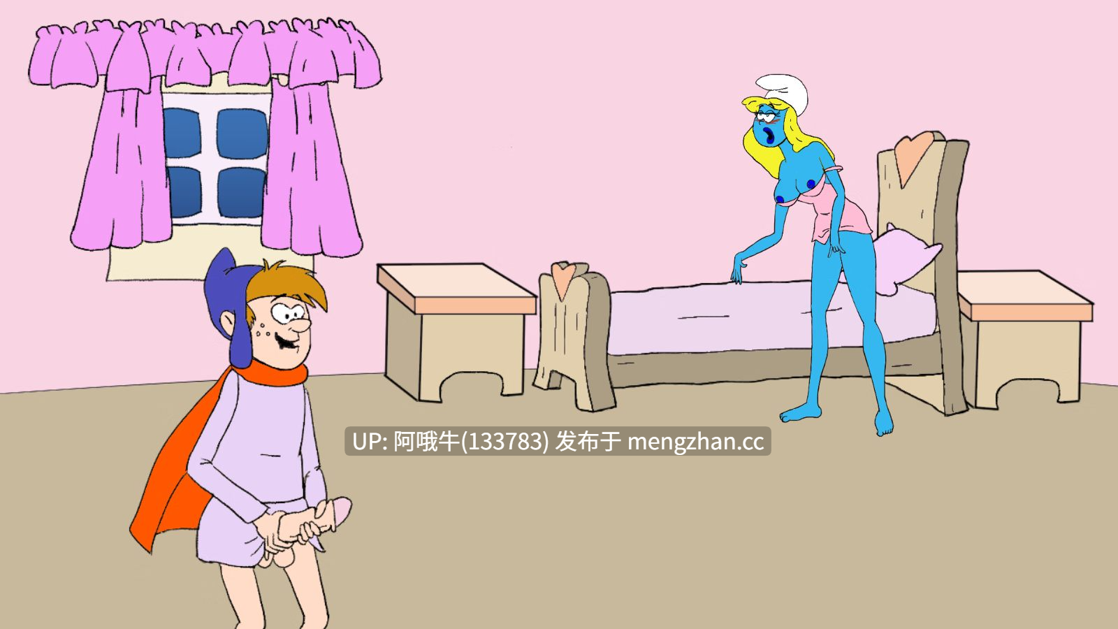 【2DCG/幻想/蓝精灵/SLG/PC机翻/安卓生肉/萌站内植】蓝妹妹们 Smurfing the Smurfettes [v0.28] 【966M】【序号7635】-第7张图片-萌站