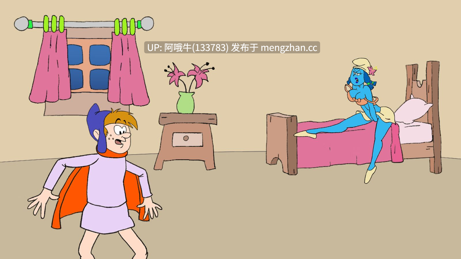 【2DCG/幻想/蓝精灵/SLG/PC机翻/安卓生肉/萌站内植】蓝妹妹们 Smurfing the Smurfettes [v0.28] 【966M】【序号7635】-第9张图片-萌站