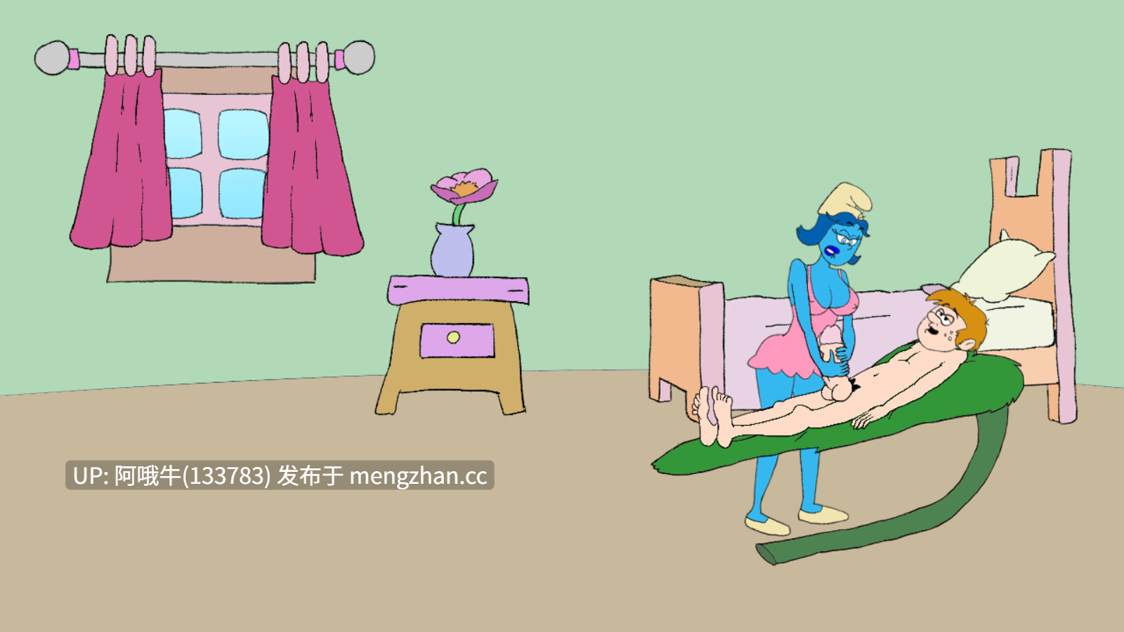 【2DCG/幻想/蓝精灵/SLG/PC机翻/安卓生肉/萌站内植】蓝妹妹们 Smurfing the Smurfettes [v0.28] 【966M】【序号7635】-第10张图片-萌站
