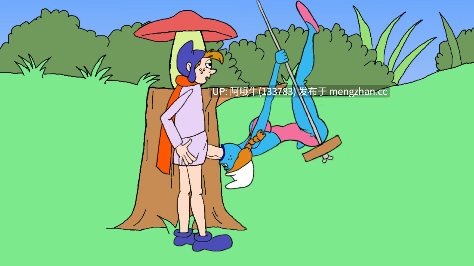 【2DCG/幻想/蓝精灵/SLG/PC机翻/安卓生肉/萌站内植】蓝妹妹们 Smurfing the Smurfettes [v0.28] 【966M】【序号7635】-第16张图片-萌站