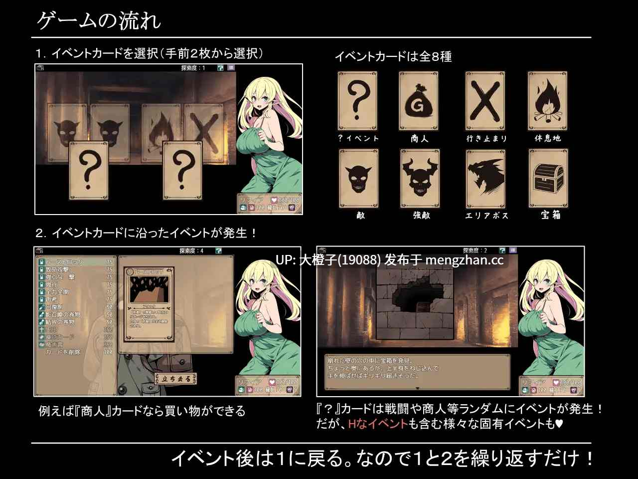[RPG官中PC强奸][かぐら堂肉便器] 精灵族少女莉菲雅与梦幻之迷宫 エルフ少女リフィアと夢幻の迷宮+存档[564M][萌站植入]-第11张图片-萌站