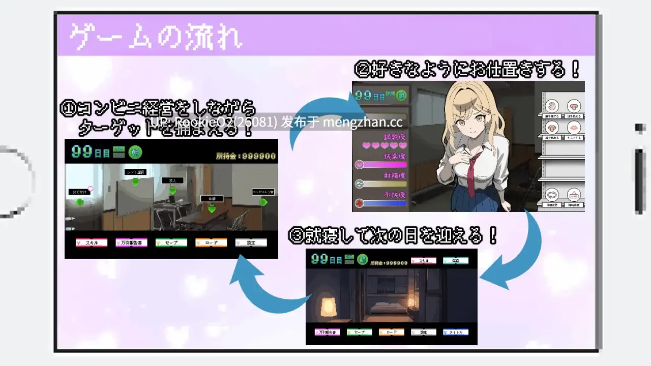 【SLG/汉化/像素/辣妹/人妻/后宫/PC】百万引町的边界线的少女们 / 百万引町の境界線な彼女たち v1.21 AI汉化版+存档（已打好） 26.03.014更新【1.39G】-第10张图片-萌站