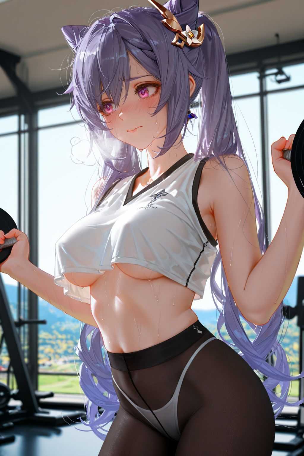 [图集]原神 刻晴ⅠWorking out with my girlfriend (Patreon) 155P